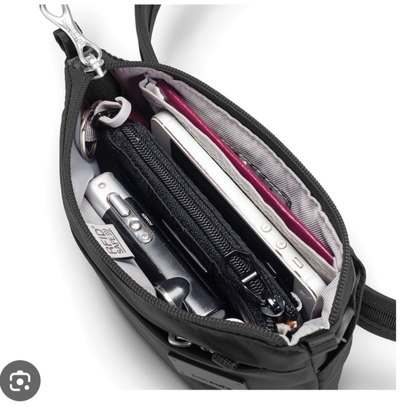 Pacsafe Citysafe CS25 Anti-Theft Crossbody & Hip Purse NWOT - Picture 4 of 9